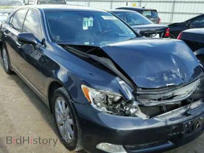 2007 Lexus LS460 LS 460, черный — VIN JTHBL46F175002144, Copart