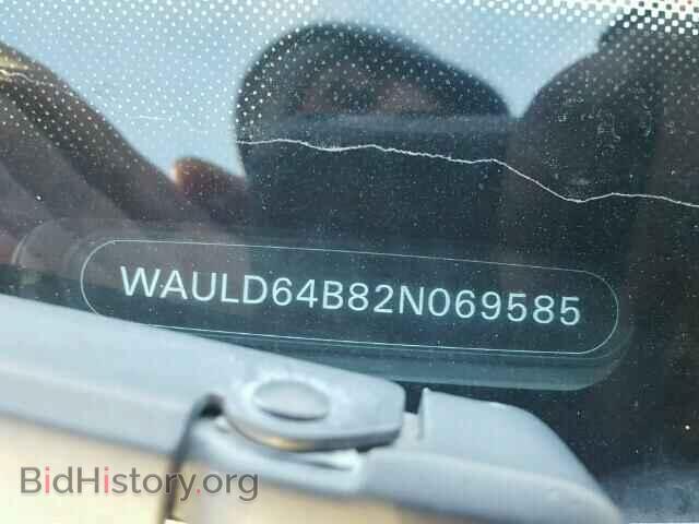 2002 AUDI A6 - VIN: WAULD64B82N069585 - Фото 9