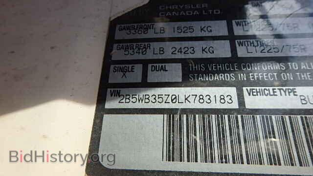 1990 DODGE RAM VAN - VIN: 2B5WB35Z0LK783183 - Фото 9