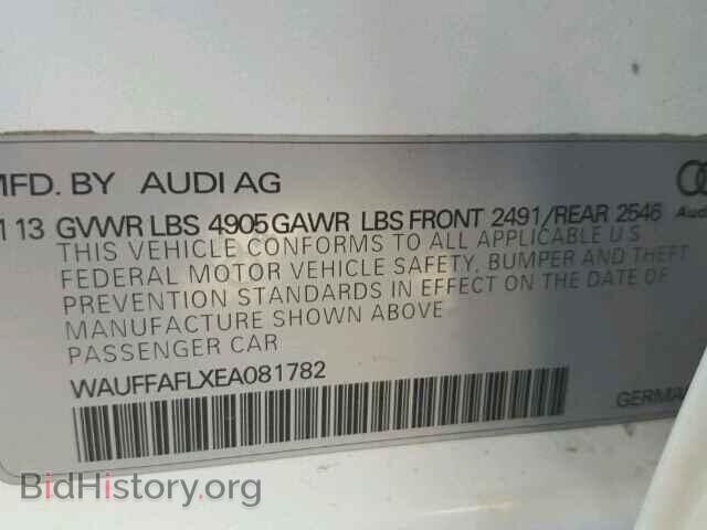2014 AUDI A4 - VIN: WAUFFAFLXEA081782 - Фото 9