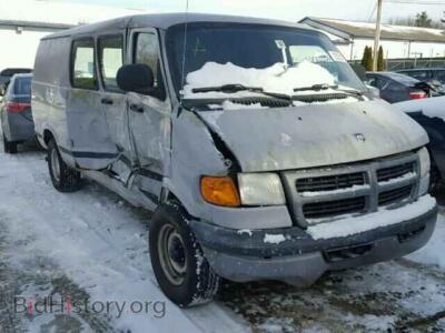 2002 Dodge RAM VAN RAM Van B1, серебристый — VIN 2B7HB11X22K109771, Copart