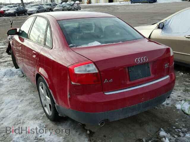 2002 AUDI A4 - VIN: WAULC68E72A123487 - Фото 3