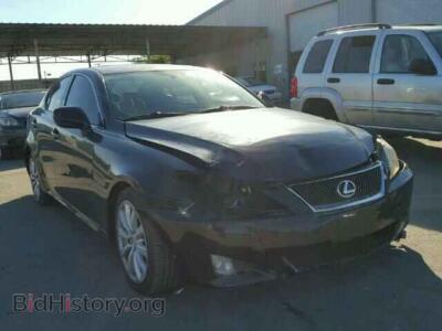2008 Lexus IS250 IS 250, black — VIN JTHBK262282066460, Copart