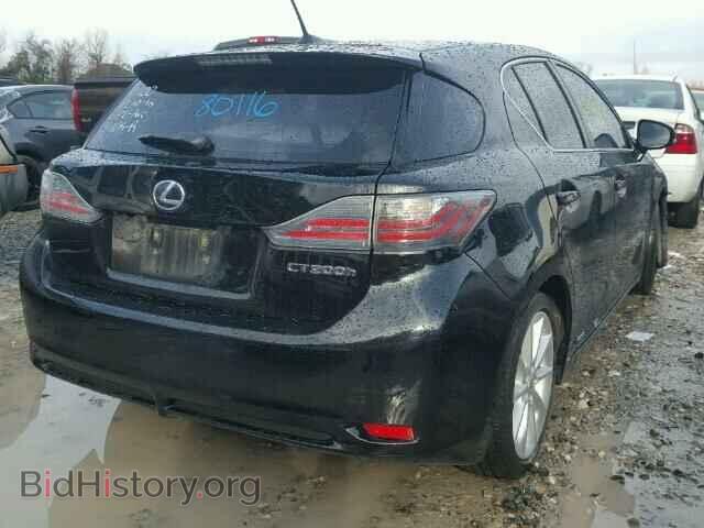 2011 LEXUS CT 200 - VIN: JTHKD5BH8B2009936 - Фото 4