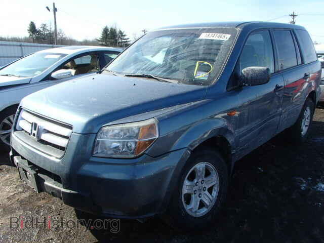 2006 HONDA PILOT - VIN: 2HKYF18196H552421 - Фото 2