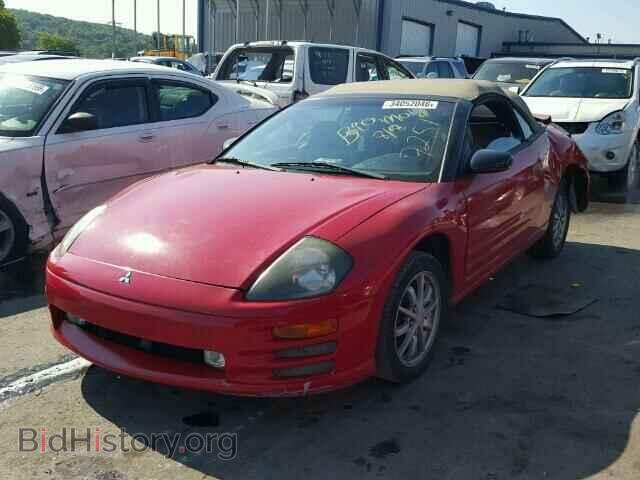 2002 MITSUBISHI ECLIPSE - VIN: 4A3AE45G22E037251 - Фото 2