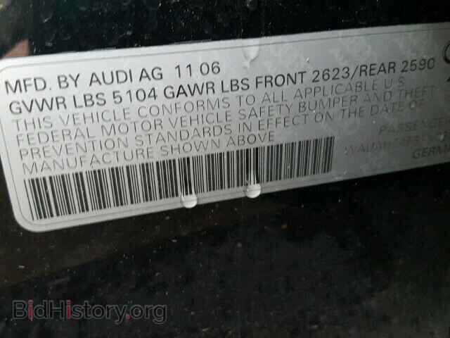 2007 AUDI A6 - VIN: WAUAH74F37N080358 - Photo 9