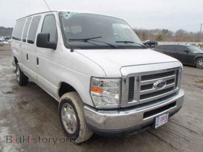 2010 Ford ECONOLINE, white — VIN 1FBNE3BL1ADA62036, Copart