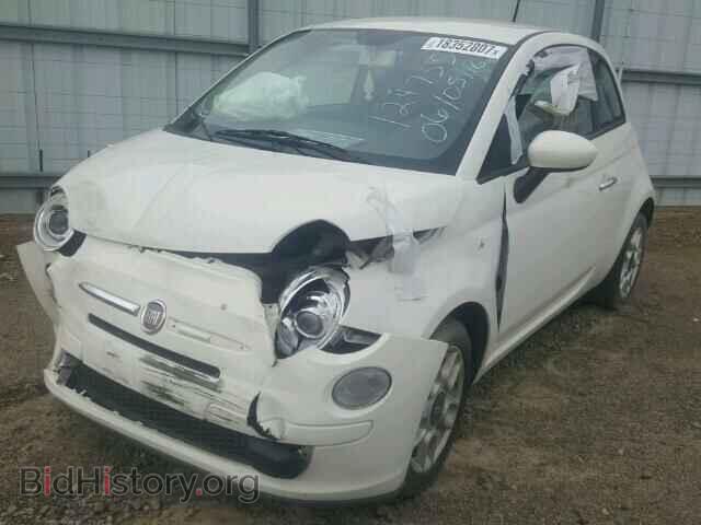 2012 FIAT 500 - VIN: 3C3CFFAR3CT124755 - Фото 2