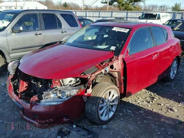 2012 LEXUS CT 200 - VIN: JTHKD5BH0C2112687 - Фото 2