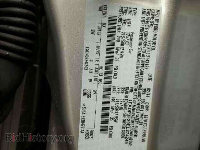 2014 FORD FOCUS - VIN: 1FADP3F29EL274249 - Photo 10