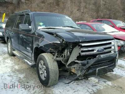 2008 Ford EXPEDITION, черный — VIN 1FMFK165X8LA61956, Copart
