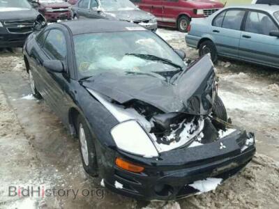 2003 Mitsubishi ECLIPSE Eclipse RS, black — VIN 4A3AC34GX3E171606, Copart