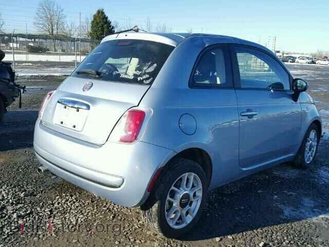 2013 FIAT 500 - VIN: 3C3CFFAR9DT545977 - Фото 4