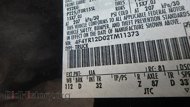 2002 MAZDA B2300 - VIN: 4F4YR12D02TM11373 - Фото 9