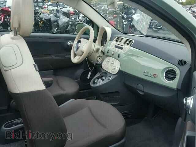 2012 FIAT 500 - VIN: 3C3CFFDRXCT237873 - Фото 5