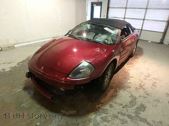 2002 MITSUBISHI ECLIPSE - VIN: 4A3AE45G62E102117 - Фото 2