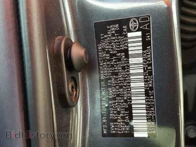 2011 TOYOTA COROLLA - VIN: 2T1BU4EEXBC637317 - Фото 10