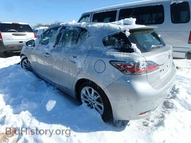 2012 LEXUS CT 200 - VIN: JTHKD5BHXC2099172 - Фото 3