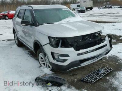 2016 Ford EXPLORER Explorer X, gray — VIN 1FM5K7DH8GGA48187, Copart