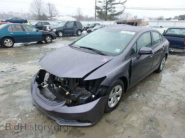 2014 HONDA CIVIC - VIN: 2HGFB2F50EH539208 - Фото 2