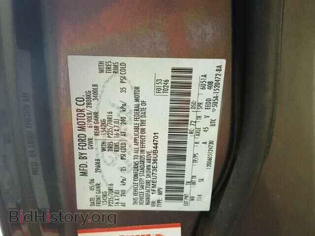 2006 FORD EXPLORER - VIN: 1FMEU73E36UB44701 - Фото 10