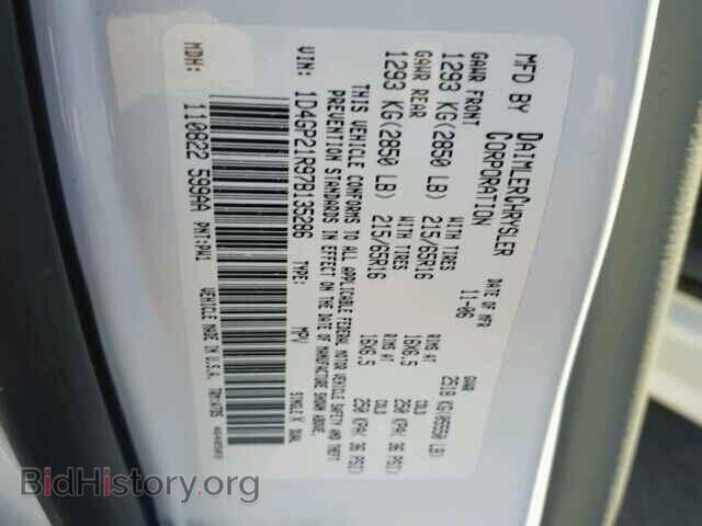 2007 DODGE CARAVAN - VIN: 1D4GP21R97B135286 - Фото 9