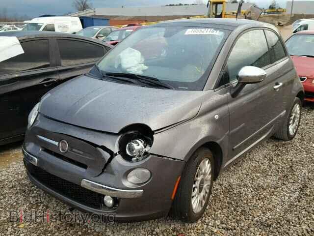 2012 FIAT 500 - VIN: 3C3CFFCR8CT384100 - Фото 2