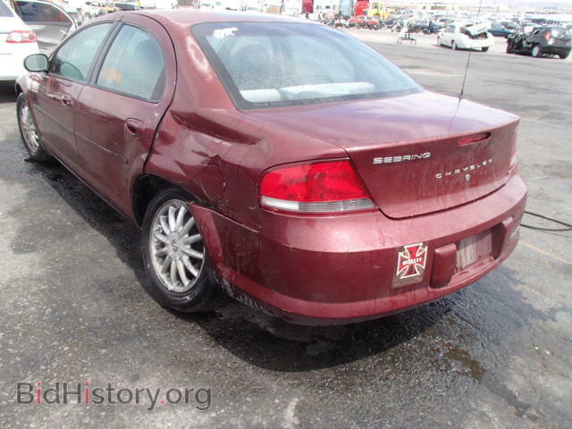2002 CHRYSLER SEBRING - VIN: 1C3EL46X02N280599 - Фото 3