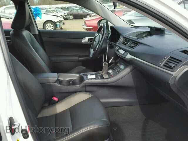2012 LEXUS CT 200 - VIN: JTHKD5BH9C2072125 - Фото 5