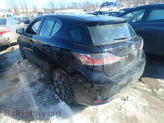 2013 LEXUS CT 200 - VIN: JTHKD5BH7D2163640 - Фото 3