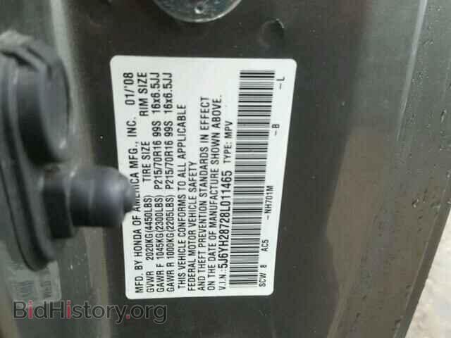 2008 HONDA ELEMENT - VIN: 5J6YH28728L011465 - Photo 10