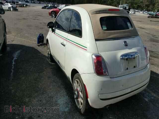2012 FIAT 500 - VIN: 3C3CFFDR3CT123021 - Фото 3