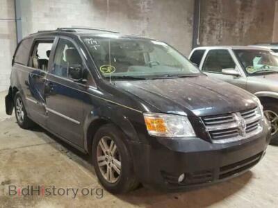 2010 Dodge CARAVAN Grand Cara, black — VIN 2D4RN5DX1AR367822, Copart