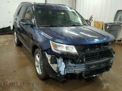2016 Ford EXPLORER Explorer X, синий — VIN 1FM5K8D8XGGA92746, Copart