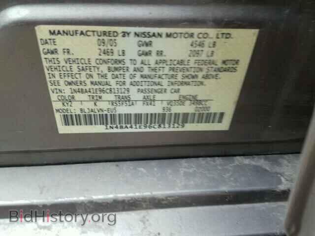 2006 NISSAN MAXIMA - VIN: 1N4BA41E96C813129 - Фото 10