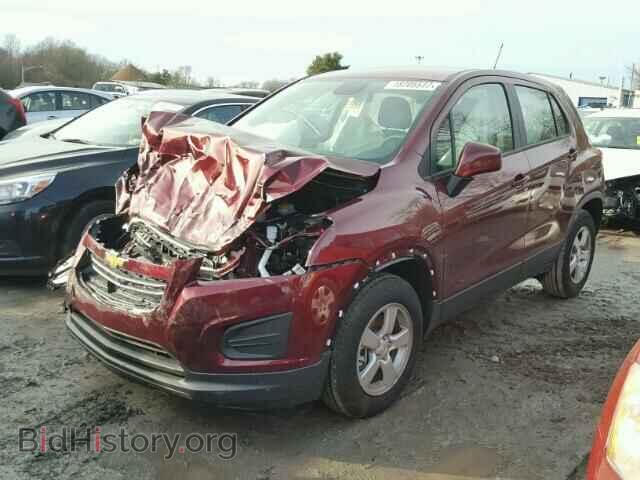 2016 CHEVROLET TRAX - VIN: 3GNCJNSB8GL237006 - Фото 2