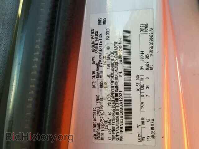 2011 FORD ECONOLINE - VIN: 1FBNE3BL0BDA12021 - Photo 10