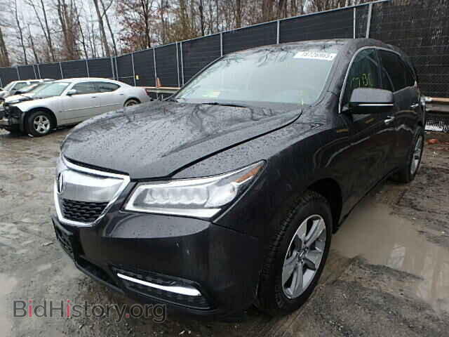 2014 ACURA MDX - VIN: 5FRYD4H24EB011711 - Фото 2
