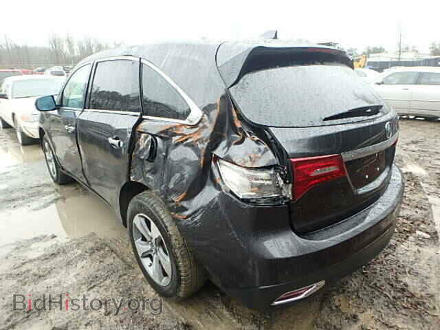 2014 ACURA MDX - VIN: 5FRYD4H24EB011711 - Фото 3