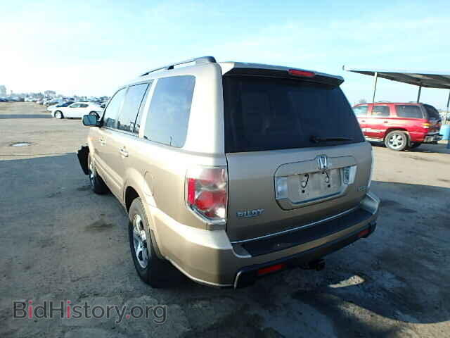 2006 HONDA PILOT - VIN: 2HKYF18616H558855 - Фото 3