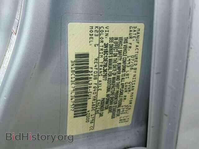 2009 NISSAN VERSA - VIN: 3N1BC13E79L367977 - Фото 10