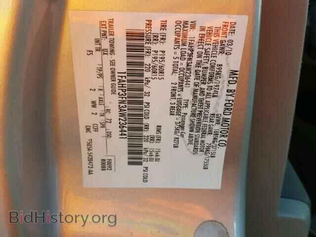 2010 FORD FOCUS - VIN: 1FAHP3FN3AW236441 - Фото 10