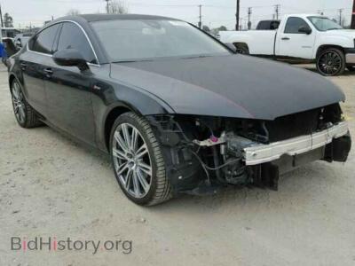 2012 Audi A7 A7 PRESTIG, черный — VIN WAUSGAFC8CN028287, Copart