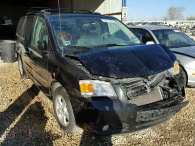 2010 Dodge CARAVAN Grand Cara, black — VIN 2D4RN5D18AR432970, Copart
