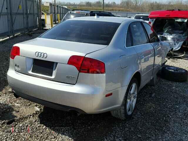 2007 AUDI A4 - VIN: WAUAF78E07A115775 - Фото 4