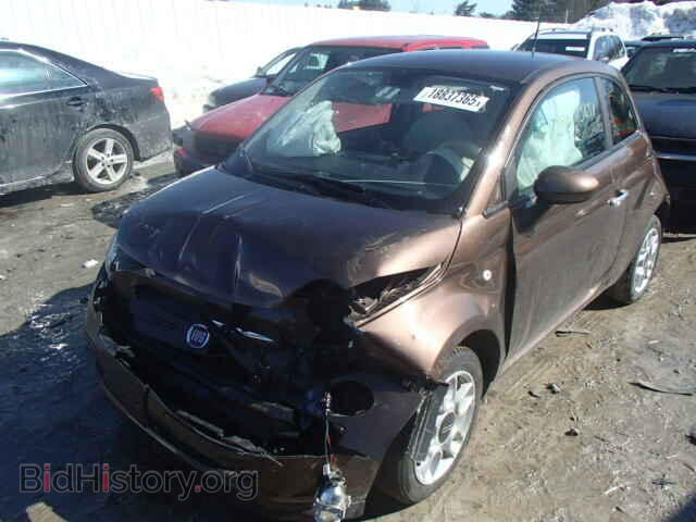 2013 FIAT 500 - VIN: 3C3CFFAR3DT541004 - Фото 2