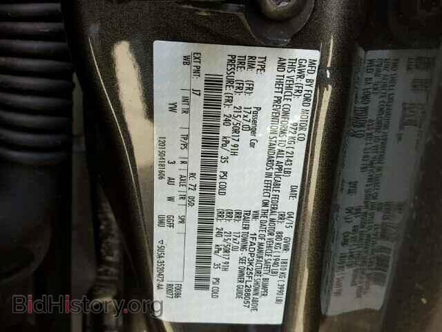 2015 FORD FOCUS - VIN: 1FADP3K25FL288057 - Фото 10