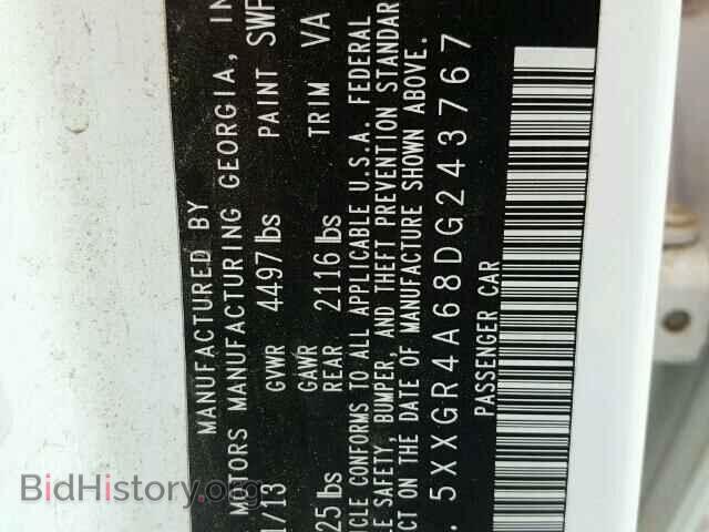 2013 KIA OPTIMA - VIN: 5XXGR4A68DG243767 - Photo 10