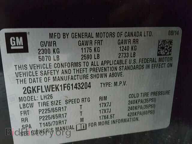 2015 GMC TERRAIN - VIN: 2GKFLWEK1F6143204 - Фото 10